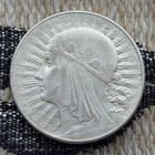 Польша 10 злотых 1932 года. Ядвига. Буква монетного двора. Серебро. Распродажа!