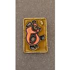 Значек знак Винни Пух,200 лотов с 1 рубля!!!