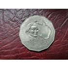 50 центов Австралия  1970 г. 200 лет путешествия Кука.