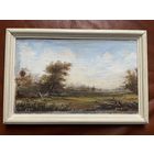 Пейзаж Июль 1990 В. Петров 30х20 см