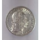 Флорин 1884 Австро-Венгрия ярчайший штемпельный блеск