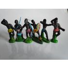 Набор солдатиков африканцев (6 штук) резина каучук