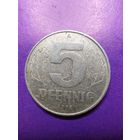 Германия ГДР 5 пфеннигов 1975 А