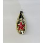 Елочная игрушка медальон звезда агитация СССР