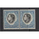 1937 Юго Западная Африка * Коронация George VI, сцепка 2 марки 3d