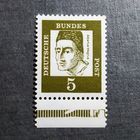 Марка Германия 1961 год Стандартный выпуск