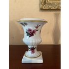 Ваза Кубок Цветы фарфор Бельгия винтаж