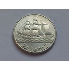 Польша 2 злотых 1936 г. 15 лет морскому порту Гдыня. Кораблик.