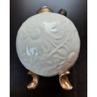 Основа для лампы, шар на ножках, фарфор. Германия.