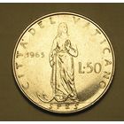 Ватикан, 50 Лир 1963 SPES