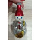 Елочные игрушки, стекло, снеговик