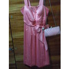 Платье вечернее розовое  42 р. без сумочки