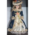 Кукла с фарфоровыми элементами, в заводской упаковке, ручная работа, коллекционная, Китай.