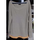 Джемпер бежево-серый, на р-р 48-52