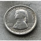 США 1/2 доллара 1921 - 100 лет штату Миссури - редчайшая, тираж 15.428!