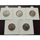 США набор памятных 25 центов 2013г. Парки США комплект 5 штук. UNC