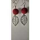 Серьги Листочки