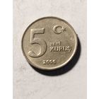 Турция 5 куруш 2006