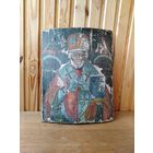 Старинная икона Николая Чудотворца, 39 см, 19 век.