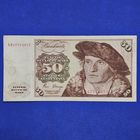 Старт с 1 Рубля !!! Банкнота 50 марок 1980 года - ФРГ Германия оригинал