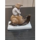 Статуэтка фея на улитке розенталь rosenthal германия