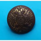 Пуговица Орлянка в позолоте