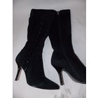 Сапоги черные, р-р 37