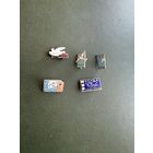 Значки с рубля