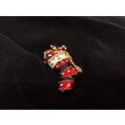 Брошь чулок новогодний Christopher Radko