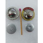 Знаки. Судья по спорту Национальной категории и Высшей национальной категории РБ. тяжелые, винт. цена за 1 шт.