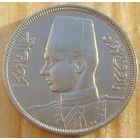 Египет. 5 миллим 1938 год KM#363  Тираж: 7.000.000 шт