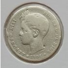 Испания 1 песета 1901 г. В холдере
