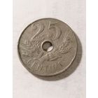 Испания 25 сентим 1927