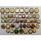 Позолоченые часы. Позолота Аффинаж Au 10. СССР. Часы Слава, Луч, Заря, Чайка. (46 шт.-Au10)