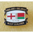 Футбол Англия - Беларусь 2009 (крепление - сломано)