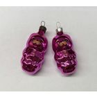 Елочные игрушки Мишки медведь СССР К.7 цена за два