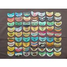 Разные пивные этикетки по рублю, ю-907-13 (3861)