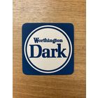 Подставка под пиво Worthington's Dark /Великобритания/ No 2