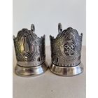 ПОДСТАКАННИКИ "ОЛИМПИАДА-80".(2 ВИДА) КОЛЬЧУГИНО.  НЕЧАСТЫЕ !!! 2 ШТУКИ ОДНИМ ЛОТОМ.СМ. ФОТО И ОПИСАНИЕ !