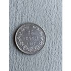 Россия для Финляндии 25 пенни 1907. Серебро. Состояние коллекционное.