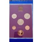 Великобритания комплект монет 1980 пруф с жетоном монетного двора