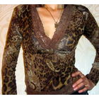 Кофта -стреч леопард