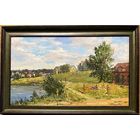 Ходорович П.В "Дзень у Прылуках", 2020г. Холст, масло. Размер 45х76 см.