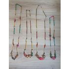 Елочные игрушки, стекло, стеклярус, бусы новогодние