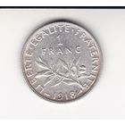1 ФРАНК 1918 ФРАНЦИЯ