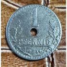 Монета 1 пфеннигов 1918 год. Изерлон. Веймарская республика.