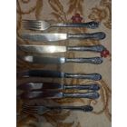 Набор столовые ножи и вилки нержавейка СССР