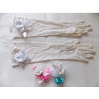 Свадебные перчатки ретро, винтаж и бутоньерки ретро, винтаж. Лотом