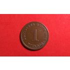 1 пфенниг 1906 А. Германия.