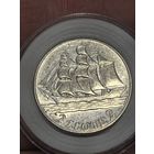 2 злотых 1936 кораблик очень яркая красивая монета